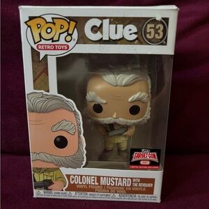 Funko Pop! Clue Colonel Mustard